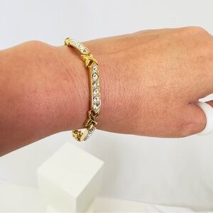 Vintage Gold and Stones bracelet